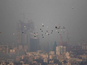 بارش برف و باران در برخی نقاط کشور/ جزئیات آلودگی هوا تا ۲۵ آذر در ۶ کلان‌شهر
