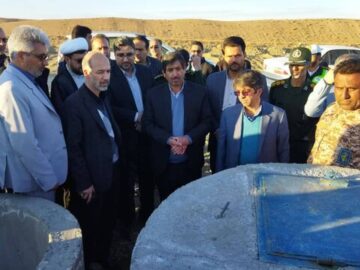 بازدید وزیر نیرو از پروژه های جهاد آبرسانی خراسان جنوبی