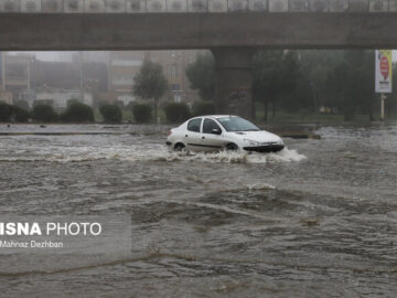 آخرین وضعیت آبگرفتگی اهواز پس از بارندگی امروز