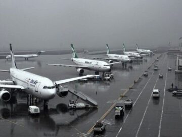 احتمال تاخیر یا لغو پروازها به‌دلیل بارندگی وجود دارد