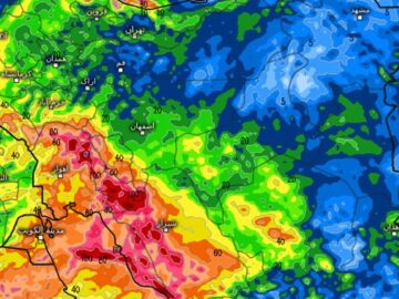 بارش گسترده برف و باران در کشور طی ۱۰ روز آینده‌