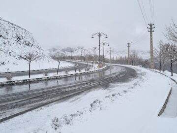 پیش‌بینی بارش برف در  روزهای آتی/عمق برف در مناطقی از تهران به ۱۸ سانتی‌متر می‌رسد