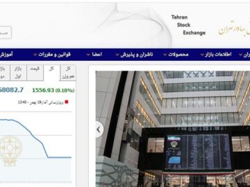 افزایش ۱۵۰۰ واحدی شاخص بورس تهران