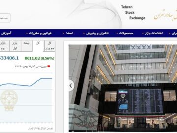 افزایش ۸۶۱۰ واحدی شاخص بورس تهران