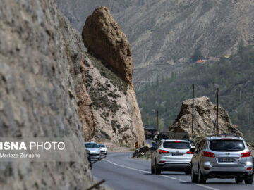 تردد روان در چالوس و هراز