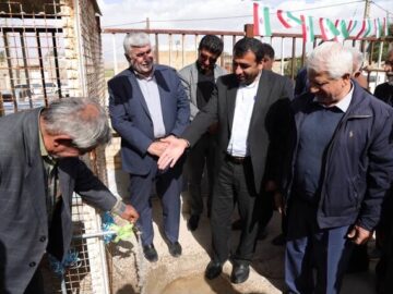 طرح آبرسانی به ۱۷ روستای هفتکل افتتاح شد
