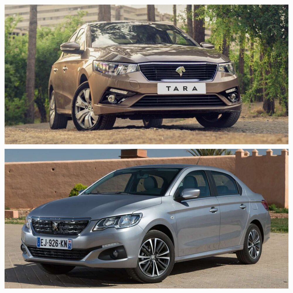 مقایسه تارای ایرانخودرو با خویشاوند فرانسویاش!/ عکس