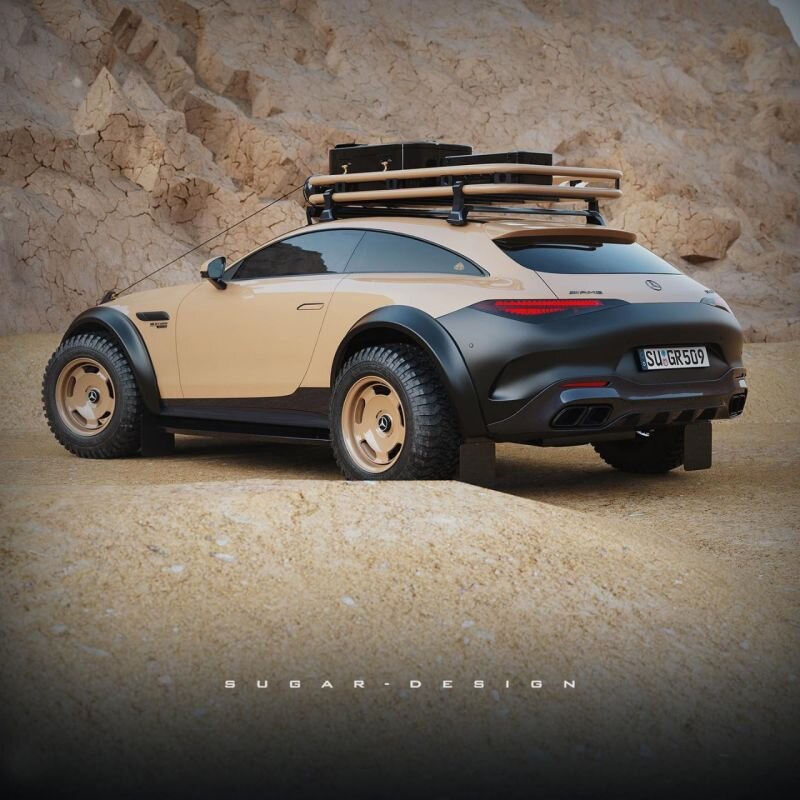 رندرهای این غول آفرود مرسدس بنز هوش را از سر میپراند!/ عکس