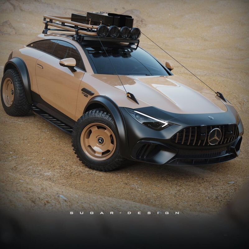 رندرهای این غول آفرود مرسدس بنز هوش را از سر میپراند!/ عکس