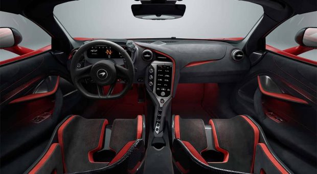 فضای داخلی خودرو سوپر اسپرت مک لارن 750S