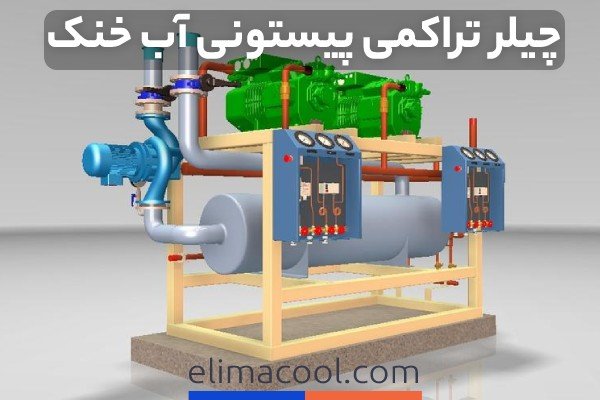 چیلر تراکمی پیستونی آب خنک - الیماکول تولید کننده چیلر تراکمی پیستونی آب خنک